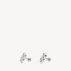 Orecchini a bottone Nano XS in argento