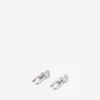 Orecchini a catena B XS in argento