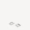 Orecchini da donna B XS in argento lucido Orecchini da donna B XS in argento lucido