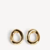 Orecchini da donna Eisa Ellipse in oro lucido