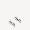 Orecchini da uomo Melrose B XS in argento anticato Orecchini da uomo Melrose B XS in argento anticato