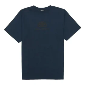 Oversized interlock washed T-shirt with BB print in navy black 583214TFV658060