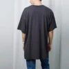 Oversized interlock washed T-shirt with BB print in navy black 583214TFV658060