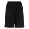Pantaloncini con elastico in vita traforato “Black” 674591TMVD41000