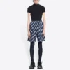 Pantaloncini con scarabocchi su tutta la superficie “Indigo” 672410TLLJ48502