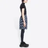 Pantaloncini con scarabocchi su tutta la superficie “Indigo” 672410TLLJ48502