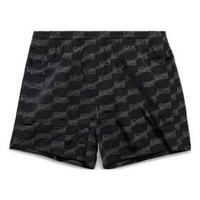 Pantaloncini da bagno con logo SS23 “Black” 6983194C0B21062