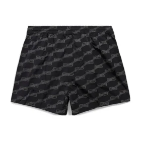 Pantaloncini da bagno con logo SS23 “Black” 6983194C0B21062