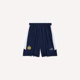 Pantaloncini da calcio da uomo dal taglio ampio, colore blu navy