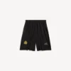 Pantaloncini da calcio larghi da uomo in nero Pantaloncini da calcio larghi da uomo in nero