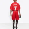 Pantaloncini da calcio Sporty B “Rosso” 641609TJV056540