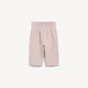 Pantaloncini da ciclismo da donna senza cuciture in stile techwear, color nude