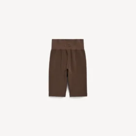 Pantaloncini da ciclismo da donna senza cuciture in stile techwear, colore moka
