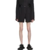 Pantaloncini da pigiama con stampa logo “Black” 719975TON041000