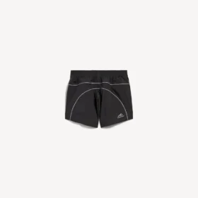 Pantaloncini da tuta techwear da donna in nero Pantaloncini da tuta techwear da donna in nero