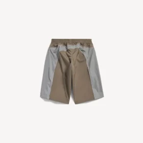Pantaloncini da tuta techwear da uomo in grigio