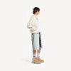 Pantaloncini da uomo con cintura in blu chiaro Pantaloncini da uomo con cintura in blu chiaro