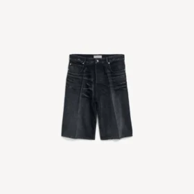 Pantaloncini da uomo in Denim “stay press” neri