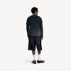 Pantaloncini da uomo in Denim “stay press” neri Pantaloncini da uomo in Denim “stay press” neri