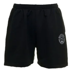 Pantaloncini in felpa con logo “Nero slavato” 676137TMVA39034
