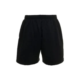 Pantaloncini in felpa con logo “Nero slavato” 676137TMVA39034