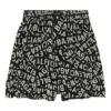 Pantaloncini pigiama con strisce con logo “Black” 719975TML211269