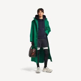 Pantaloncini techwear da uomo in blu navy/bianco
