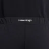 Pantaloncini techwear da uomo in blu navy/bianco