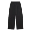 Pantaloni a gamba dritta con elastico in vita “Black” 743903TNT391000