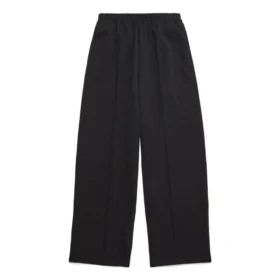 Pantaloni a gamba dritta con elastico in vita “Black” 743903TNT391000
