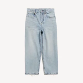 Pantaloni capri Jackie da donna in denim bleached azzurro chiaro