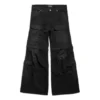 Pantaloni cargo a zampa “Black” 783694TNW111672