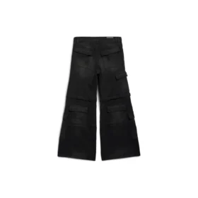 Pantaloni cargo a zampa “Black” 783694TNW111672