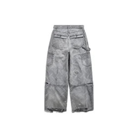 Pantaloni cargo Bal Diagonal Allover “Light Blue” 767971TDW144979
