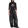 Pantaloni cargo larghi “Black” 790982TKP271000