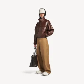 Pantaloni chino da uomo taglia L color cammello