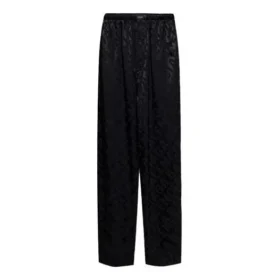 Pantaloni con logo jacquard “Black” 658883TLO581000