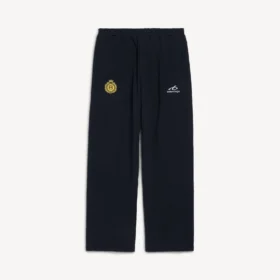 Pantaloni da calcio da uomo larghi in nero