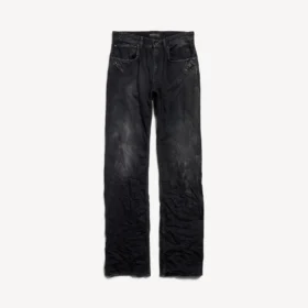 Pantaloni da città a gamba dritta da donna in nero