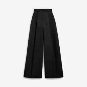 Pantaloni da donna a vita alta in nero