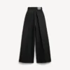 Pantaloni da donna a vita alta in nero