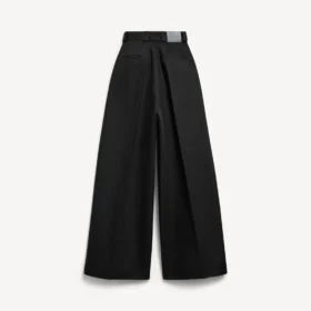 Pantaloni da donna a vita alta in nero