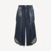 Pantaloni da donna modello Tulipe in blu oceano scuro Pantaloni da donna modello Tulipe in blu oceano scuro