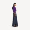 Pantaloni da donna modello Tulipe in blu oceano scuro Pantaloni da donna modello Tulipe in blu oceano scuro