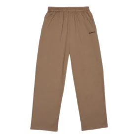 Pantaloni da jogging in cotone con logo ricamato “Brown” 674594TMVF57761