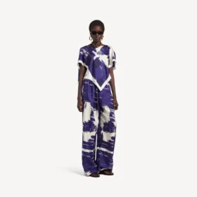 Pantaloni da pigiama da donna “Paintbrush” in blu