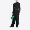 Pantaloni da tuta a gamba larga con fascia con logo B sportivo “Black” 675346TLVA11070