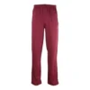 Pantaloni da tuta con inserti ricamati “Burgundy White” 601609TGV046260