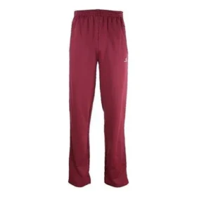 Pantaloni da tuta con inserti ricamati “Burgundy White” 601609TGV046260