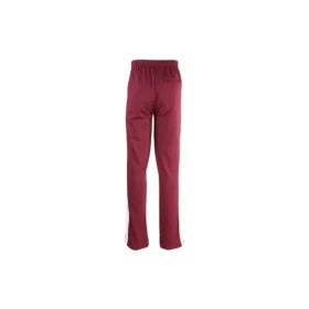 Pantaloni da tuta con inserti ricamati “Burgundy White” 601609TGV046260